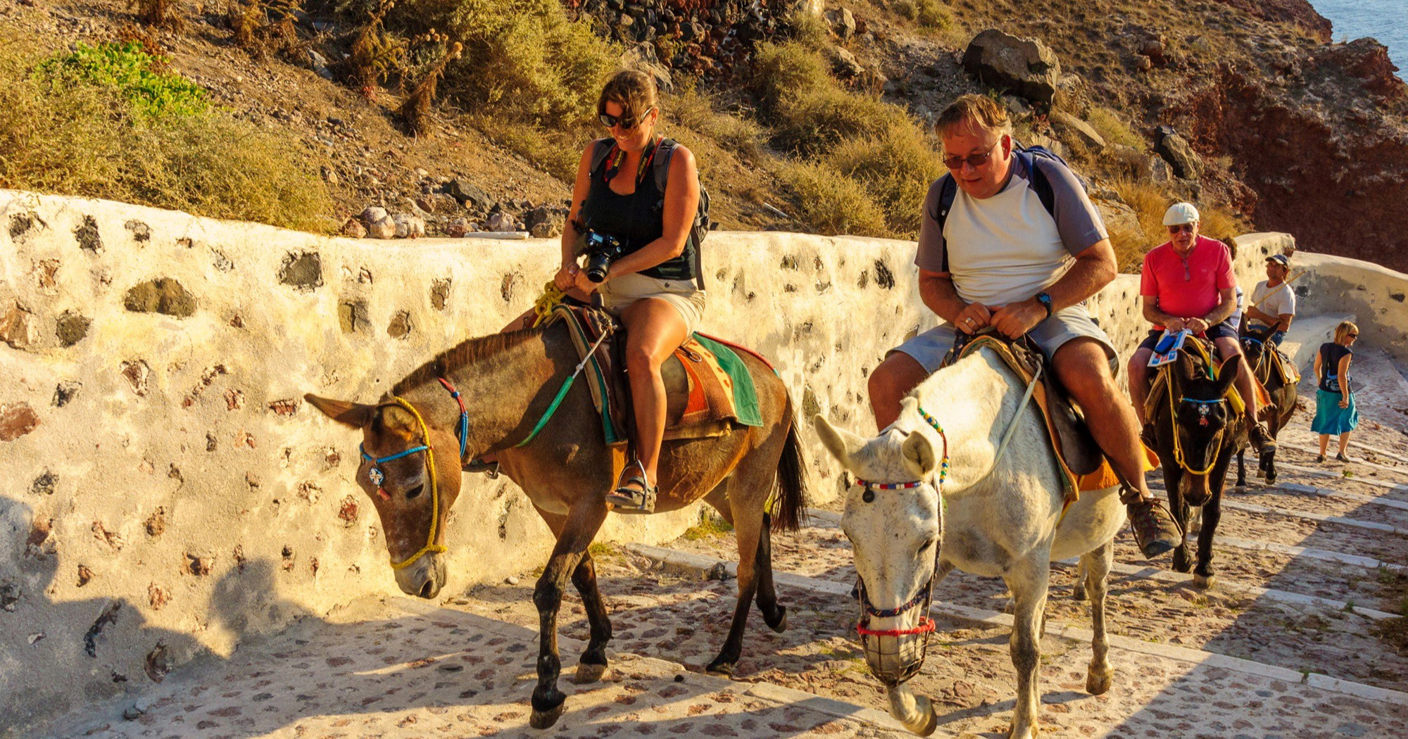 Santorini uvodi ograničenje težine za turiste koji jašu magarce