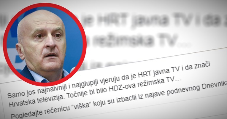 Fred Matić: Pogledajte rečenicu "viška" koju je HRT izbacio iz najave Dnevnika