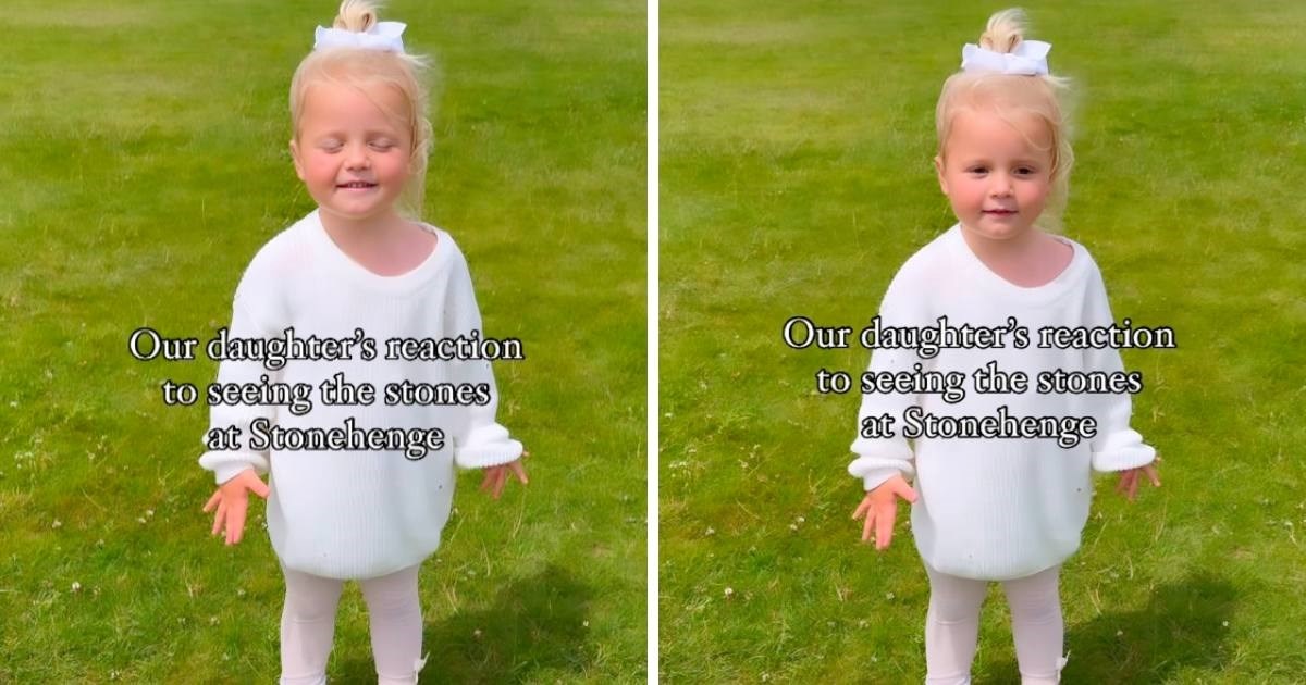 Roditelji odveli kćer da prvi put vidi Stonehenge. Njezina reakcija nasmijala mnoge