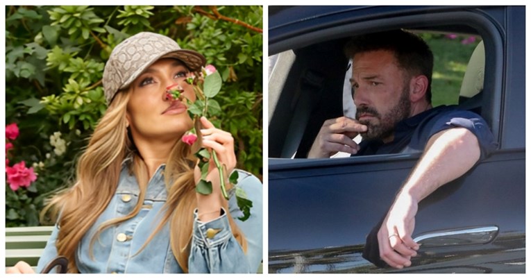 Dok Jennifer Lopez objavljuje romantične snimke, Afflecka ponovno snimili namrgođenog