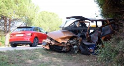 VIDEO Prometna nesreća kod Pule, dvije osobe završile u bolnici