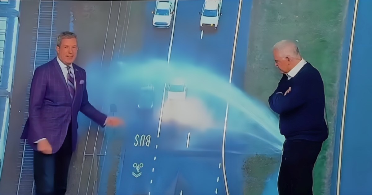 VIDEO Novinar objašnjavao pred ekranom, nije skužio zašto se svi smiju