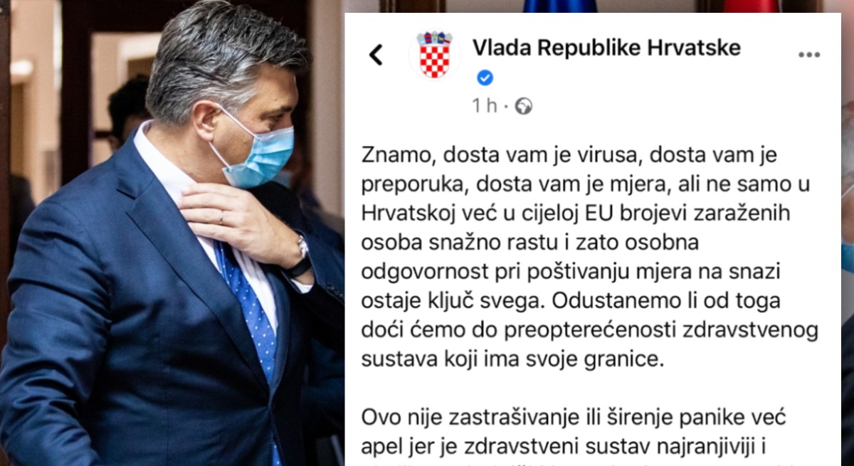 Vlada: Znamo, dosta vam je virusa, dosta vam je preporuka, dosta vam je mjera. Ali...