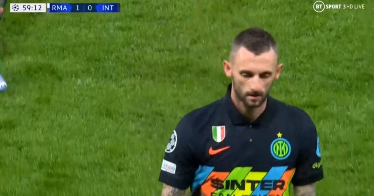 Pogledajte Brozovićevu reakciju kad ga je trener izveo iz igre protiv Real Madrida