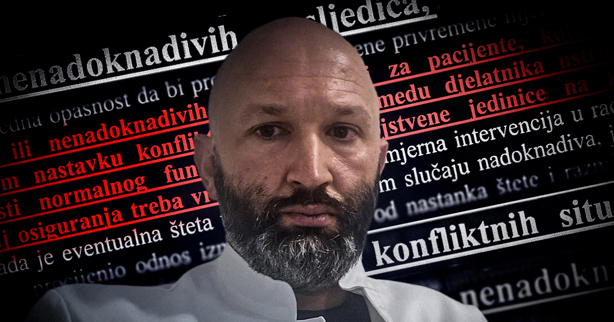 Osječka bolnica ne želi vratiti posao liječniku koji je prijavio uhićenog psihijatra