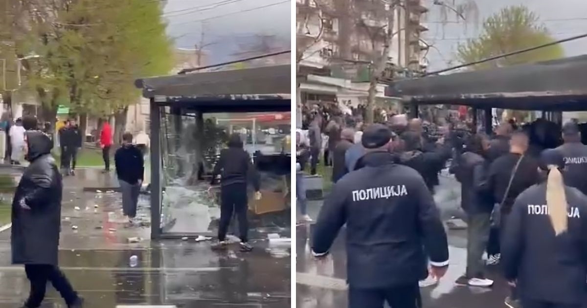 VIDEO Neredi u Makedoniji, demoliran kafić vlasnika noćnog kluba