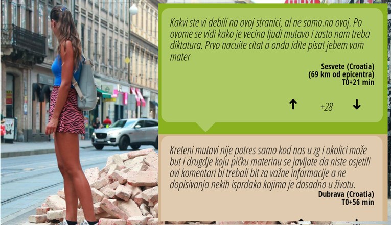 Hrvati se posvađali na aplikaciji za prijavu potresa: "Niste normalni, mene je sram"