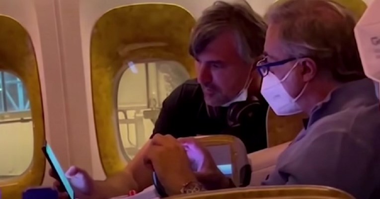 Objavljen video iz Đokovićevog aviona, netko od putnika snimio Ivaniševića
