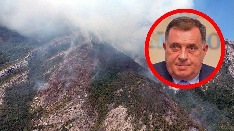 Gori u Hercegovini, Dodik ne da helikoptere za gašenje požara
