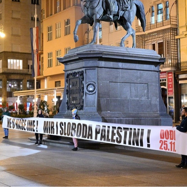 Sprema se novi propalestinski prosvjed u Zagrebu: "Hrvatska je sudionik u genocidu"