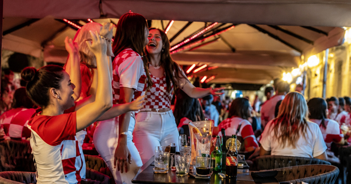 "Hrvatska je prvak svijeta": Na Cvjetnom je bilo ludo i tijekom poluvremena