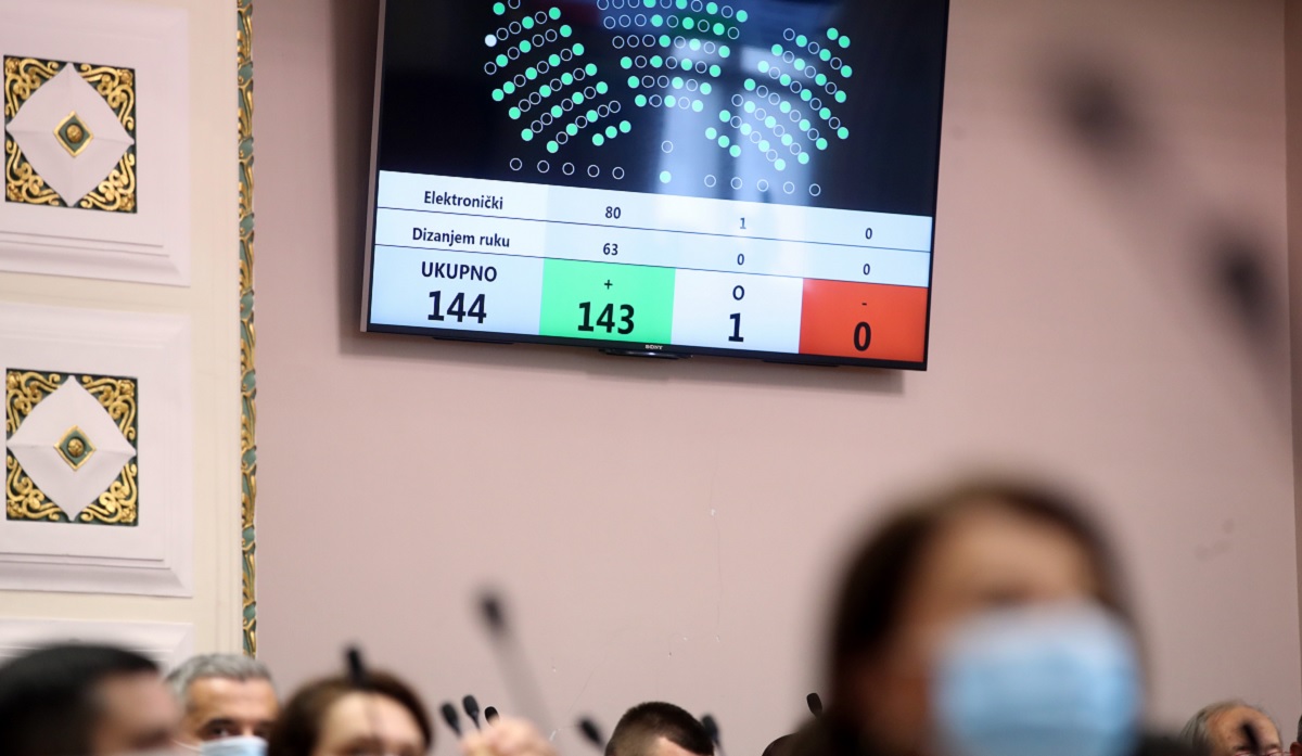 Sabor izglasao zakon o manjem broju ministarstava, sutra glasanje o povjerenju vladi