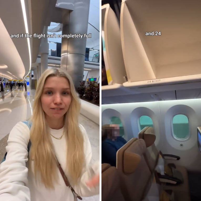 Putnica pokazala kako dobiti cijeli red sjedala u avionu, video je viralan