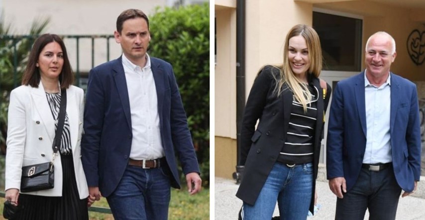 Hrvatski političari na glasanje došli sa suprugama, od kojih neke rijetko viđamo