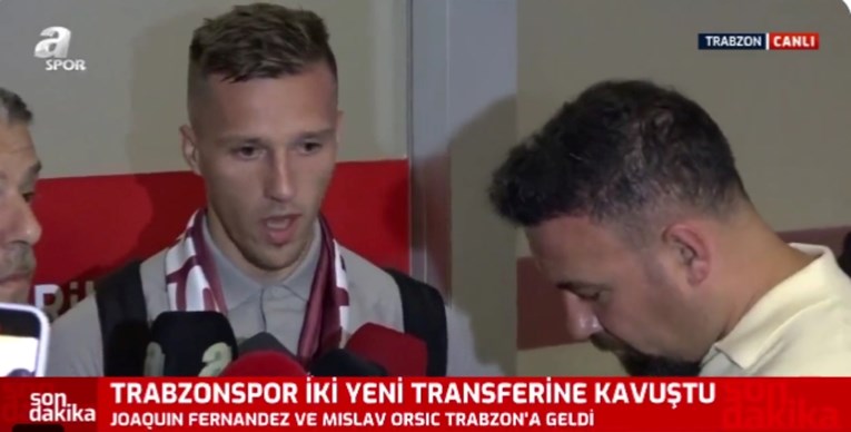 Oršić potpisao za Trabzonspor. Pogledajte kako su ga navijači dočekali na aerodromu