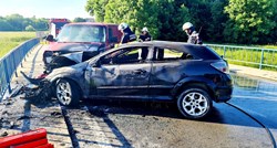 Teška nesreća kod Garešnice, auti se zapalili. Četvero ljudi u bolnici