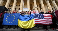 Zelenski zahvalio prosvjednicima u Gruziji: Hvala što ste nosili ukrajinske zastave