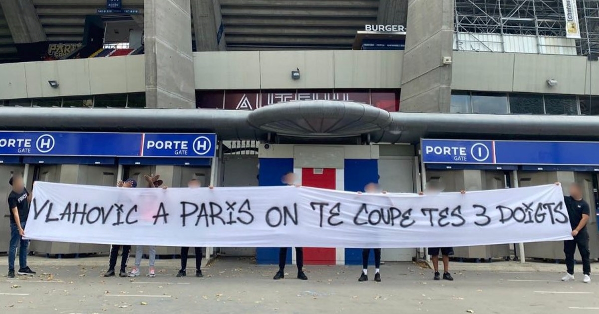 Jeziva poruka ispred stadiona PSG-a: Vlahoviću, ako dođeš, odsjeći ćemo ti tri prsta