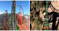 Zastrašujuća snimka rollercoastera koji se spušta s vrha planine hit je na TikToku