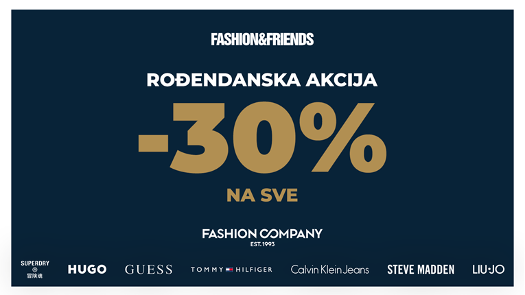 30% popusta na sve brendove – modna eksplozija u F&F i fashion company trgovinama