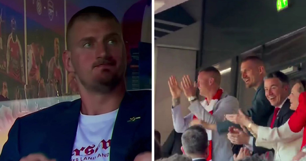 Snimka Nikole Jokića na finalu Lige prvaka hit je na društvenim mrežama