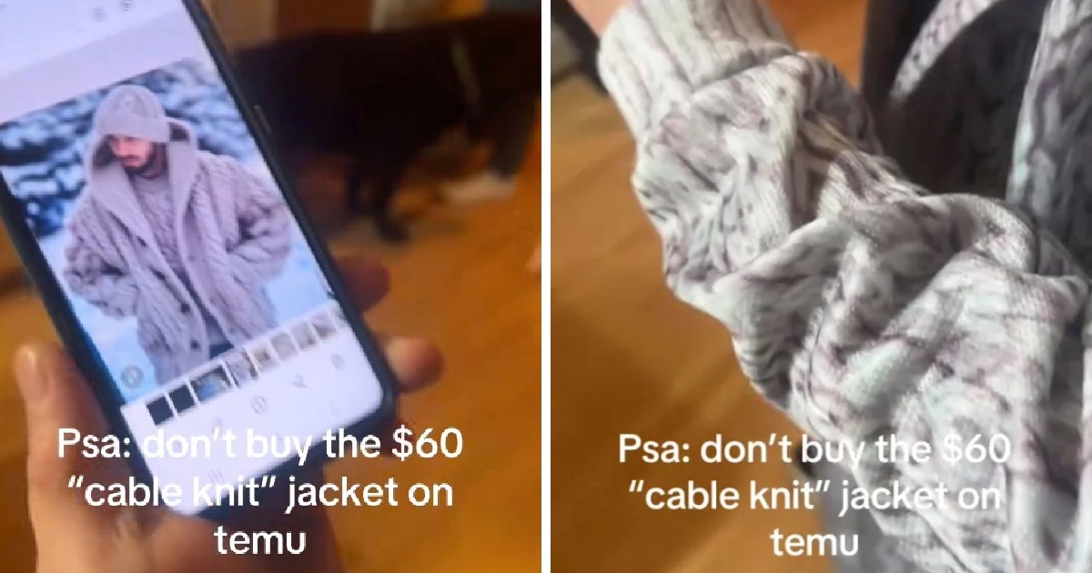 Naručio pleteni kardigan s Temua za 50 eura. Stigla mu - jakna s printom