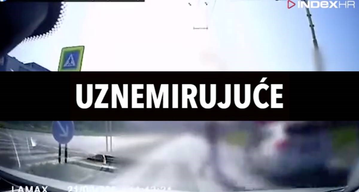 UZNEMIRUJUĆE Slovačka policija objavila snimku udara auta u pješakinju na prijelazu