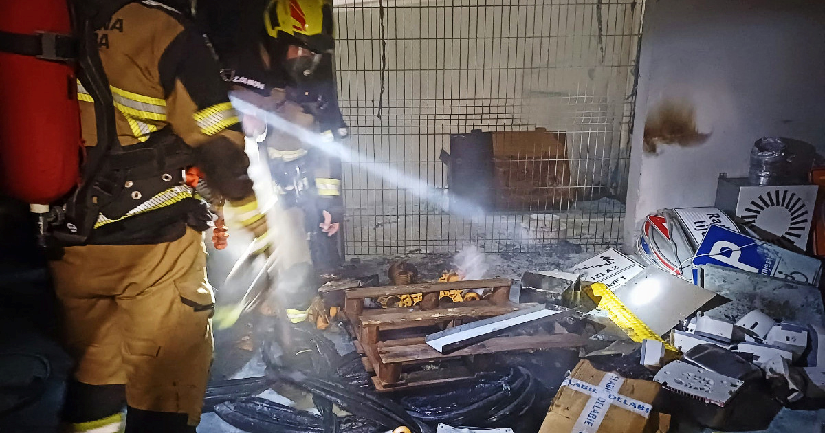 Manji požar u zagrebačkom Arena Centru