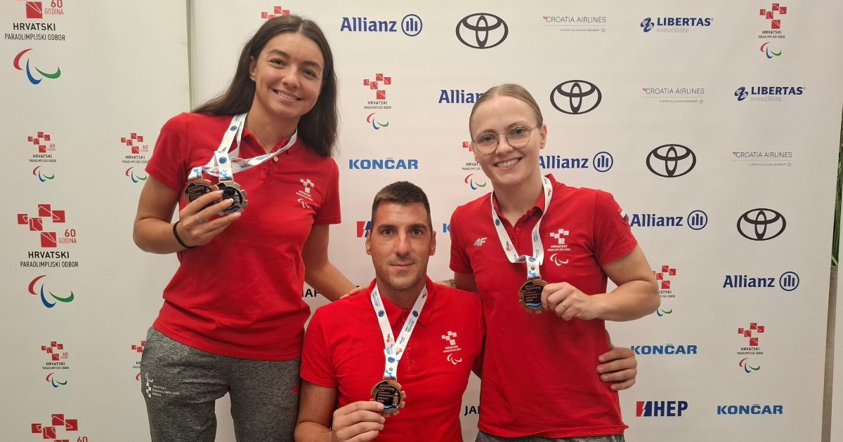 Hrvatska paraplivačka reprezentacija osvojila četiri medalje na Europskom prvenstvu
