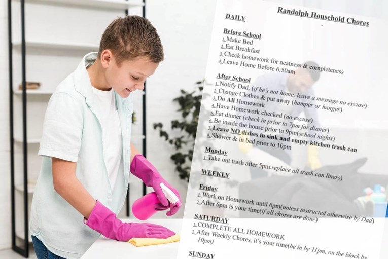 Objavio popis obaveza koje je imao kao klinac, nastala rasprava o današnjoj djeci 