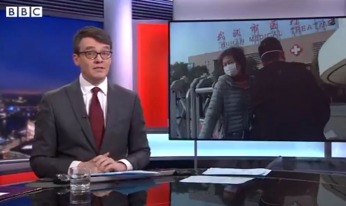 Kruži snimka prvog izvještaja o koroni na BBC-ju iz siječnja, ljudi su bez riječi