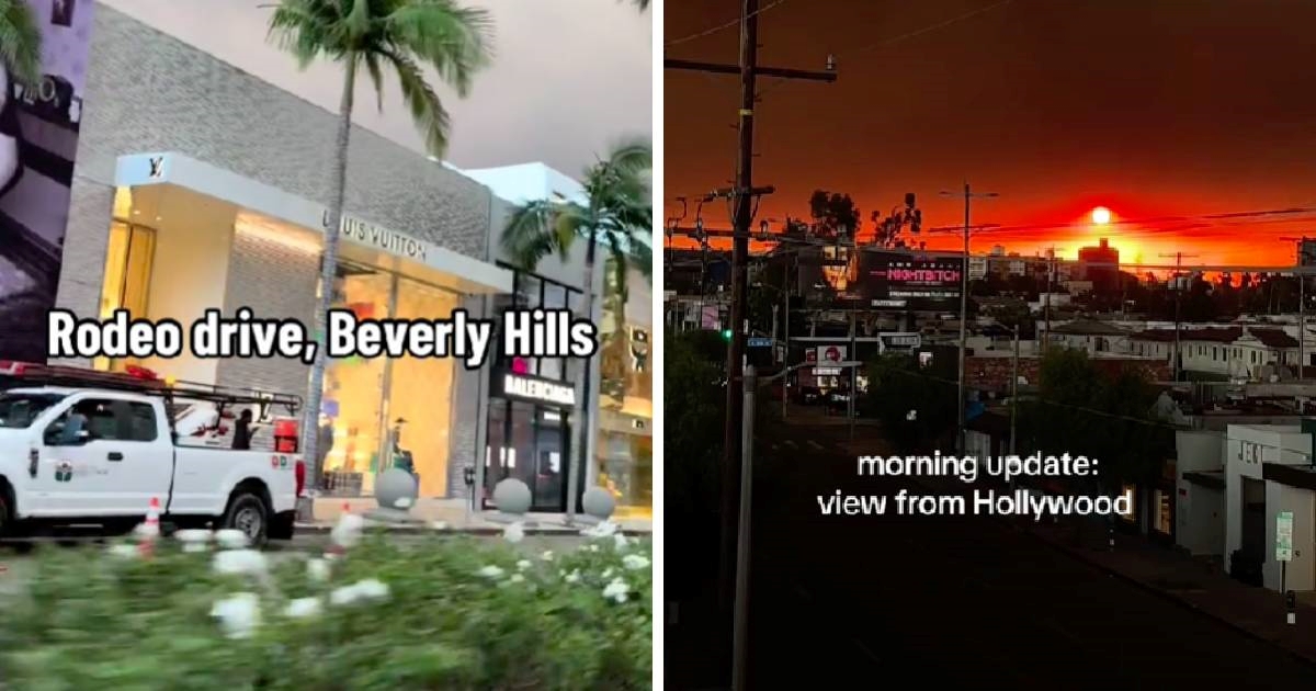 Snimke požara preplavile TikTok. Dim prekrio Rodeo Drive i Hollywood Hills