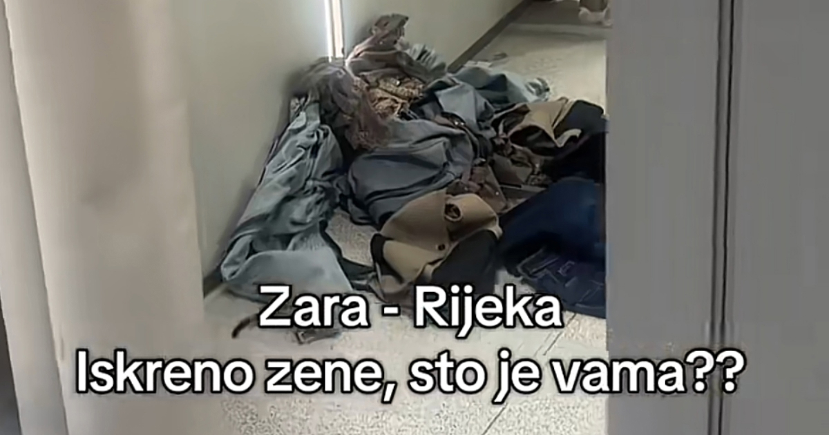VIDEO Riječanka pokazala što kupci ostavljaju u kabinama: "Žene, što vam je?"