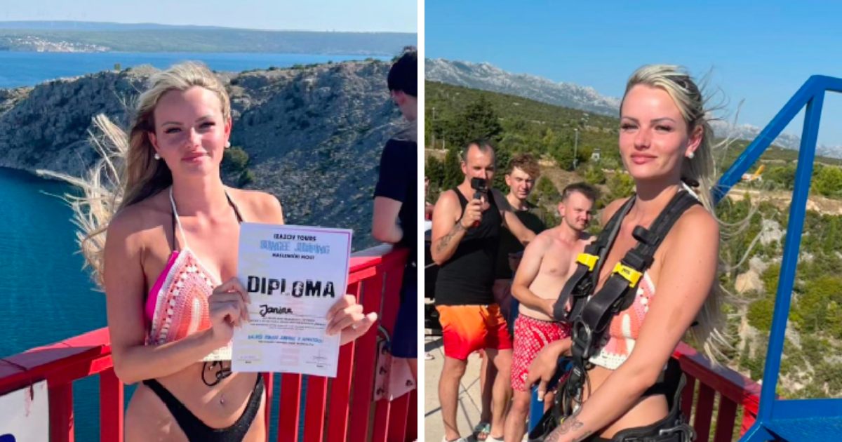 Hrabra mlada Njemica skočila s Masleničkog mosta i dobila diplomu