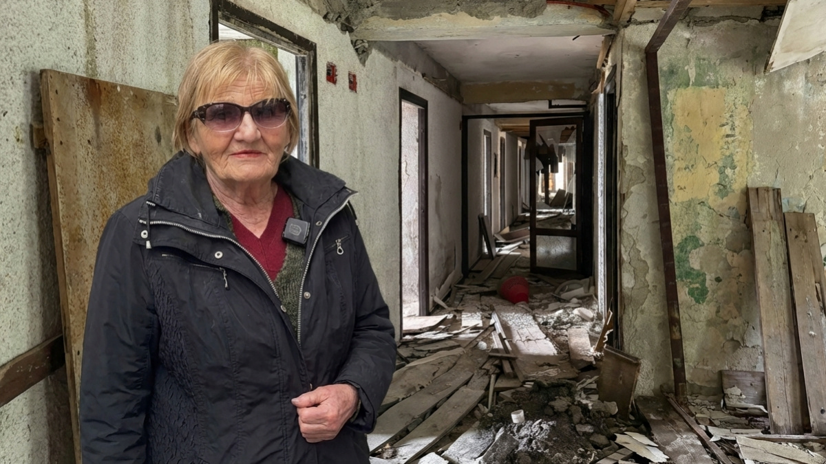 Goga je radila u radničkom odmaralištu. 