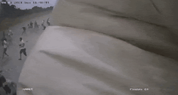 VIDEO Vjetar kod Virovitice u par sekundi odnio cijeli šator, ljudi bježali