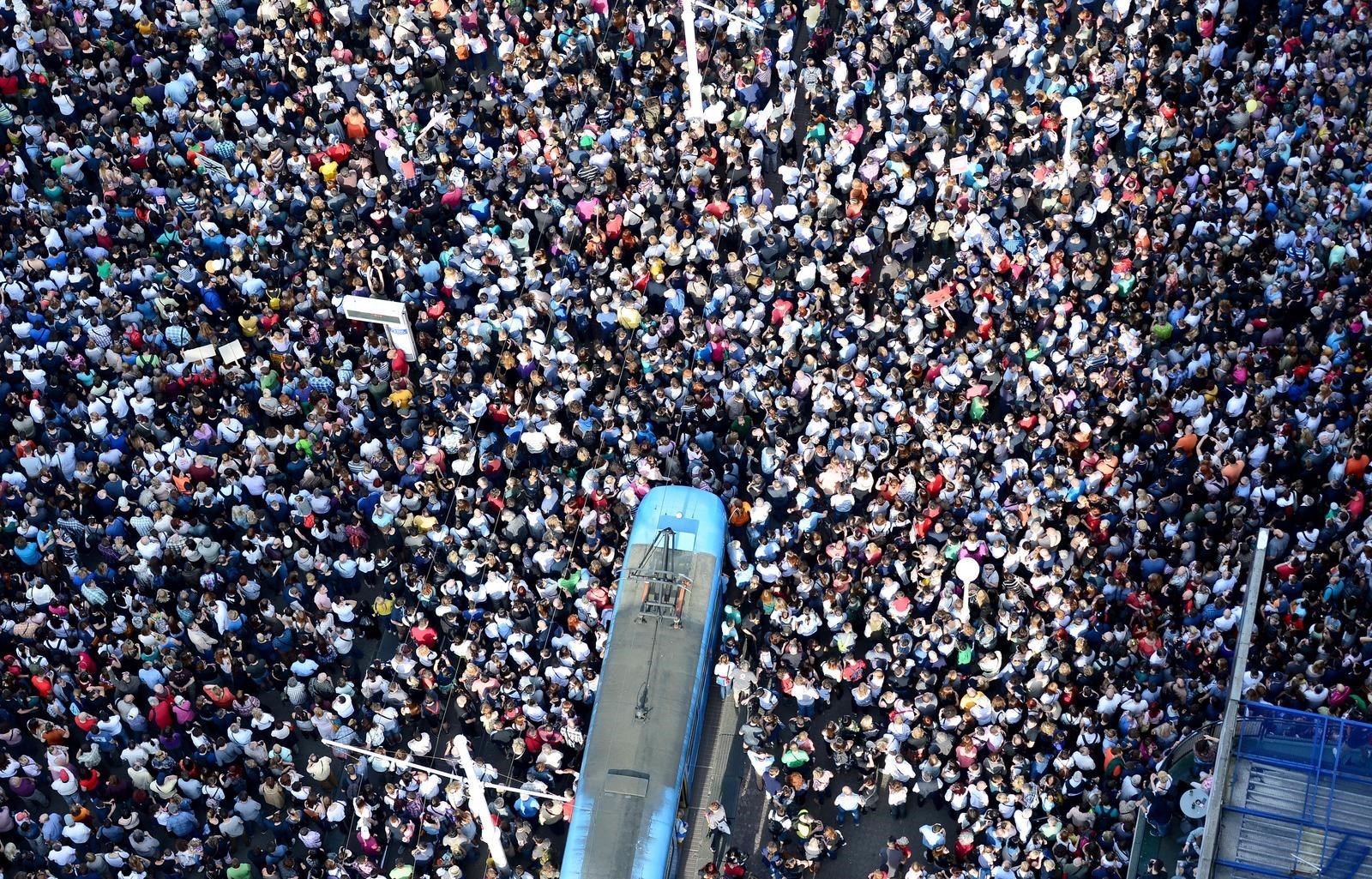 Ne, na prosvjedu za kurikularnu reformu nije bilo 50.000 ljudi