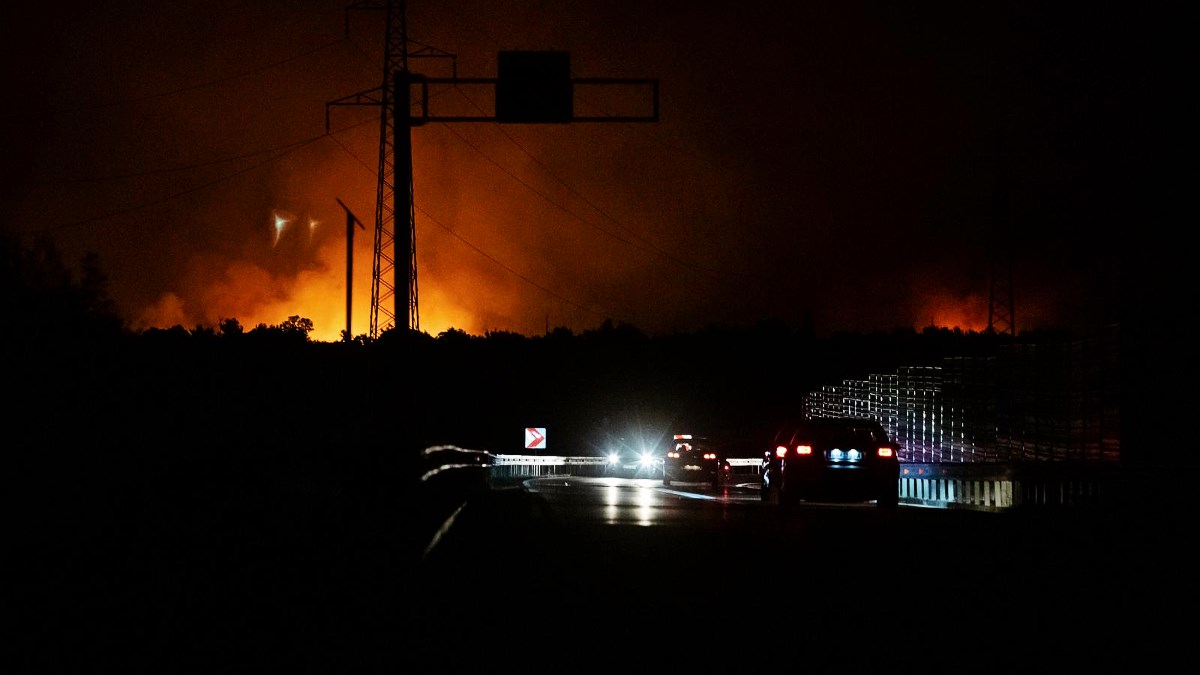 Zbog požara na šibenskom području zatvorene su ove ceste
