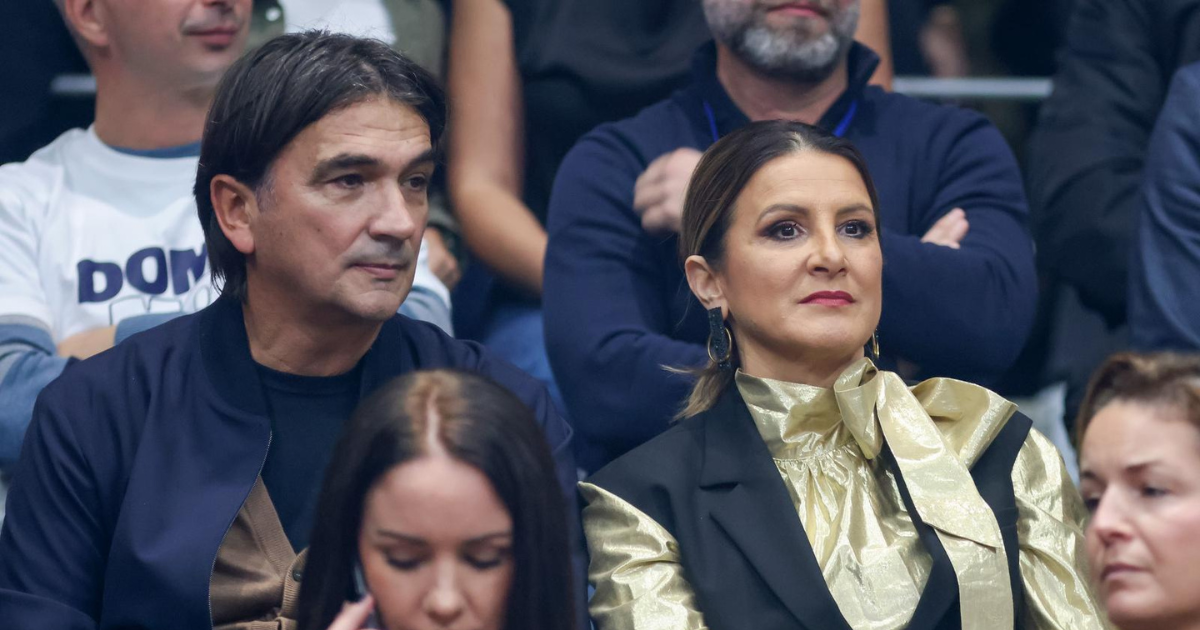 Zlatko Dalić sa suprugom Davorkom snimljen na domoljubnom koncertu Domu mom u Zadru