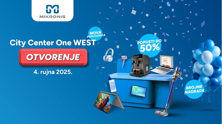 Lov na bonove do 100 eura: Mikronis otvara novu trgovinu u City Centeru One West