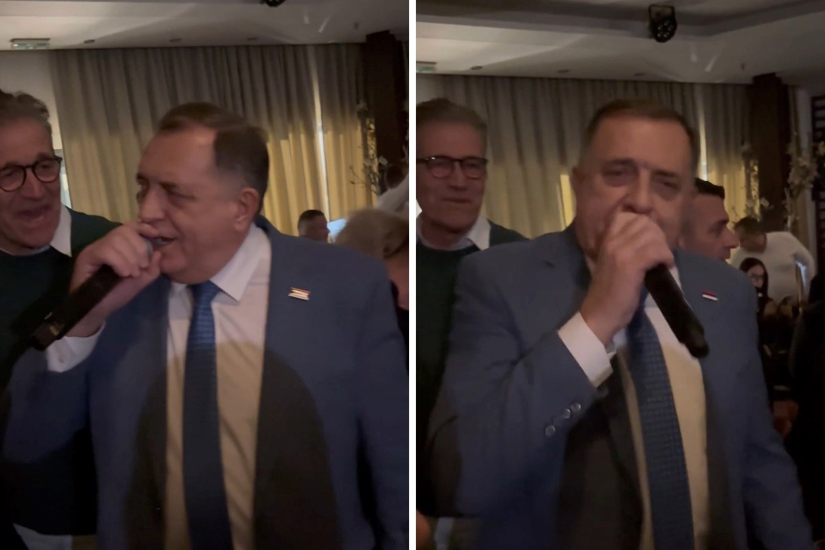 VIDEO Dodik uzeo mikrofon i pjevao nakon pobjede svog kandidata
