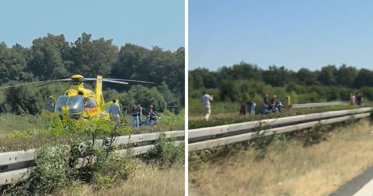 Preminula osoba s motocikla koja je teško ozlijeđena u nesreći na A1