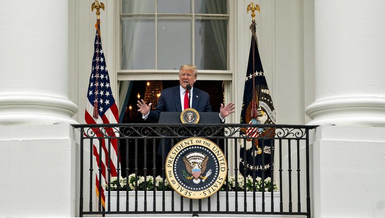 Trump planira u subotu održati govor s balkona Bijele kuće