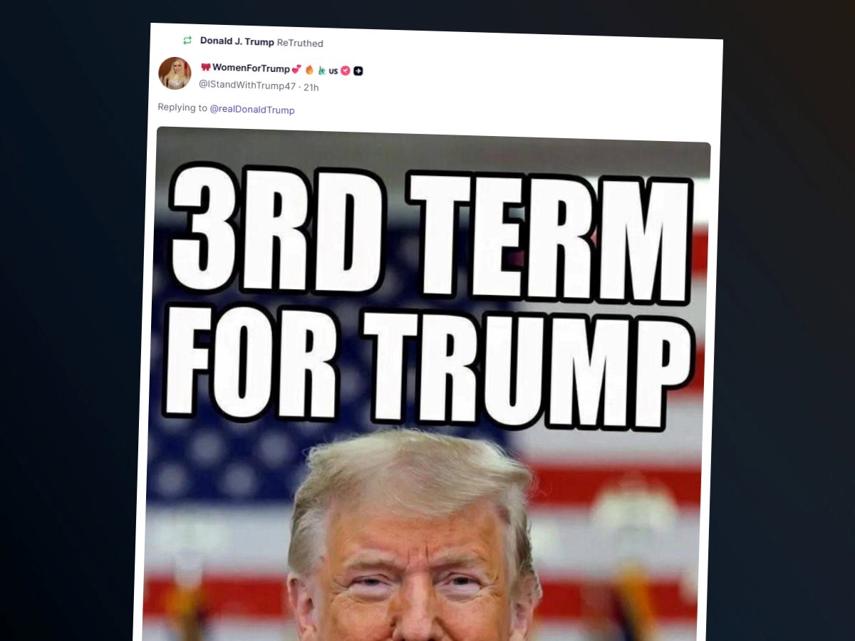 Trump dijeli objavu o trećem mandatu: "Nagrada za ukradene izbore"