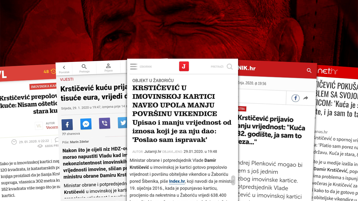 Krstičević vijest za apsolutno sve medije osim za HRT