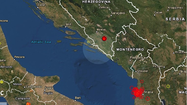 Niz potresa i u BiH, osjetili se u Dalmaciji. U Mostaru ozlijeđena dva radnika