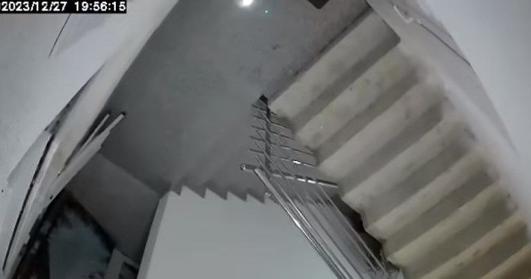 VIDEO Pogledajte snimku potresa s nadzorne kamere u Trogiru