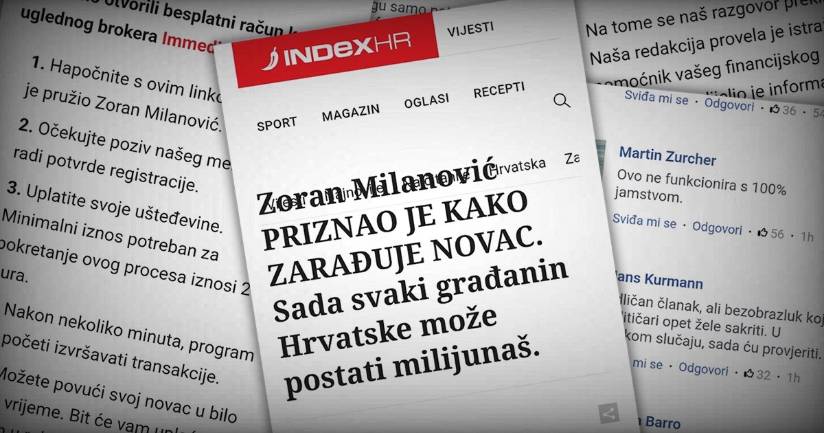 FOTO Širi se lažni Indexov članak s Milanovićem i bogaćenjem. Sve je izmišljeno