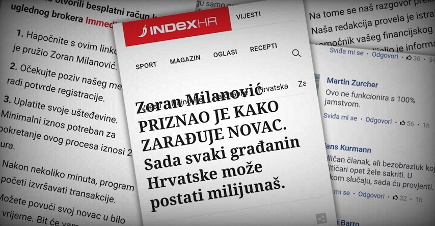 FOTO Širi se lažni Indexov članak s Milanovićem i bogaćenjem. Sve je izmišljeno