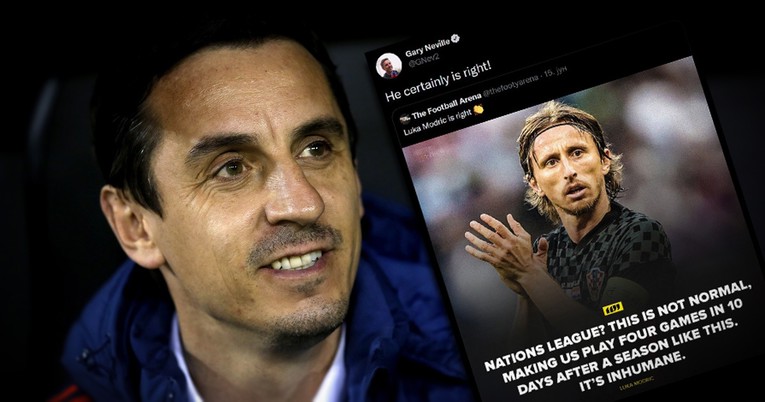 Neville o Ligi nacija: Modrić je potpuno u pravu
